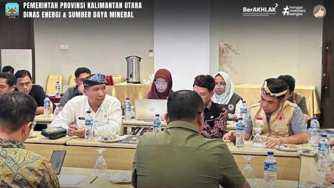 Rapat Progres Pembangunan Pusat Pengendalian Operasi Penanggulangan Bencana (PUSDALOP) di Kalimantan Utara